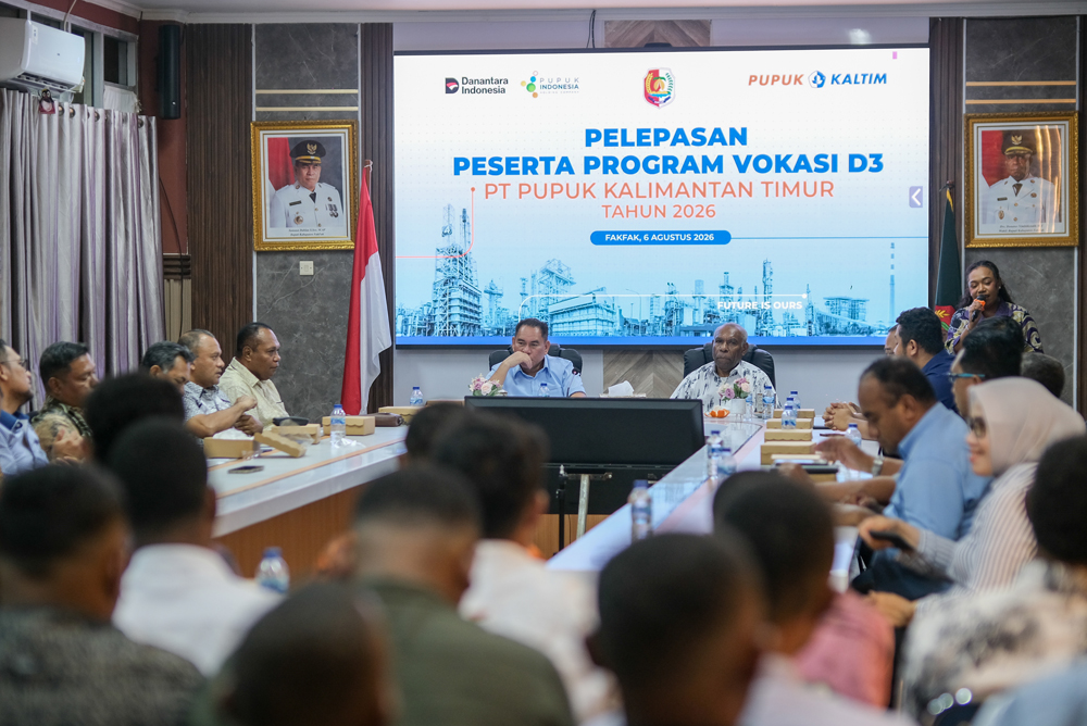 Vokasi Industri D3 Pupuk Kaltim, Siapkan 24 Putra Putri Fakfak Jadi SDM Andal
