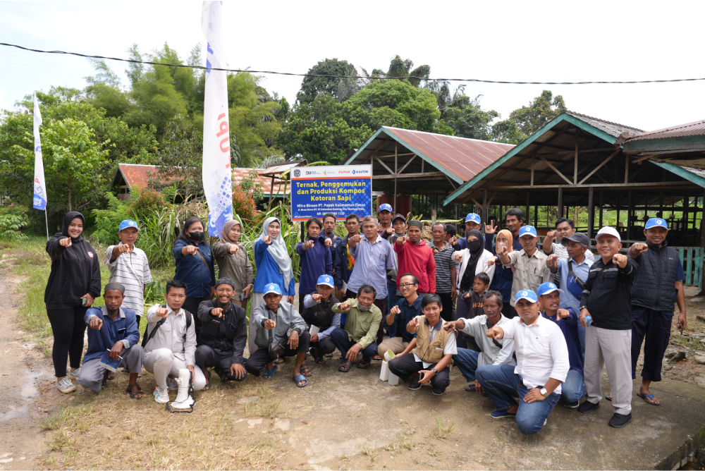 Tingkatkan Peluang Sektor Peternakan, Pupuk Kaltim Bekali UMKM Binaan Tata Kelola Budidaya dan Pemeliharaan Sapi